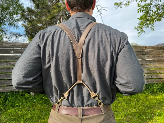 Cowboy Suspenders, Custom Leatherwork