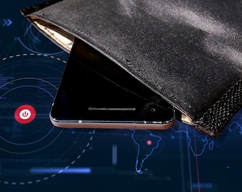 Bolsa Faraday de grado militar: 5G, antipiratería y anti-rastreo.