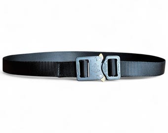 Tactical EDC Belt | AustriAlpin COBRA® Buckle | 1" Nylon Webbing | Lightweight, Adjustable, Handmade in USA