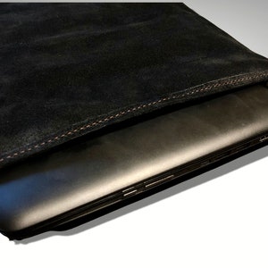 Handmade Suede Faraday Bag: Laptop/Tablet EMF/RF Shield