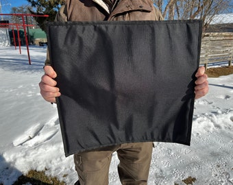 Couverture faite main avec protection RF avec tissu Faraday, housse pour ordinateur portable et bureau en nylon balistique
