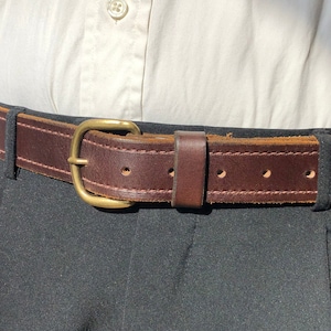 HANDCRAFTED Leather Belt - Wedding Men Belts - Groomsmen Gift - Classic Minimalist - Handmade Belt - Gift for Him - HANDCRAFTED Made in USA