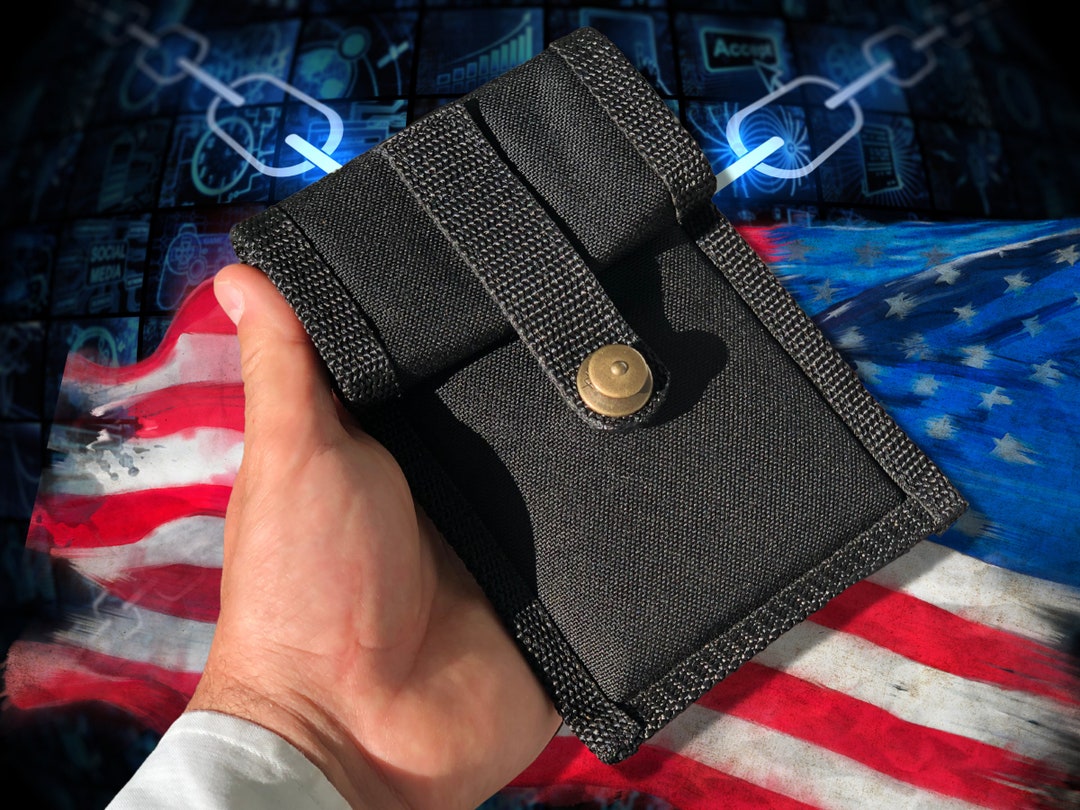 Militarygrade Faraday Bag for Phones ID and Hard Drives Antihacking