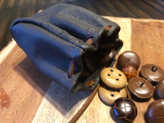 Leather Pouch Coin Drawstring Pouches Small Men Bag Pirate Belt Mens Purse  Purses