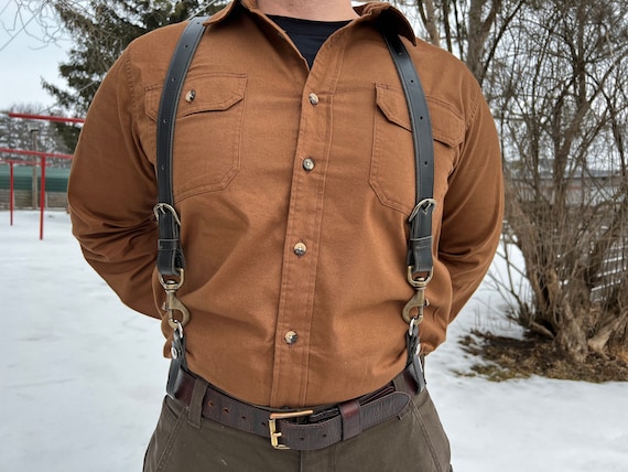 Cowboy Suspenders, Custom Leatherwork