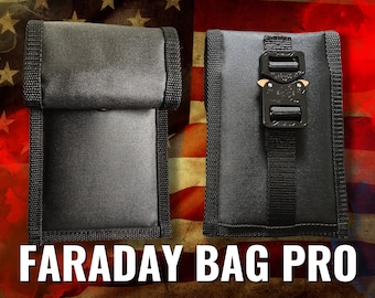Military-Grade Faraday Bag: Signal Blocking, Anti-Theft, EMP Protection - Made in USA