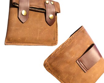 Borsa Porta Carte Di Credito In Vera Pelle Morbida RFID Protetta, Avorio, Taglia Unica - Foto 2