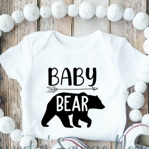 Baby Bear Onesie®, Baby Shower Gift, Newborn onesie®, Baby Bear toddler shirt, unisex baby bodysuit, baby boy Onesies®