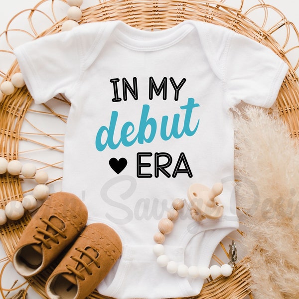 In my debut Era Onesie®, Baby and Toddler bodysuits and tees, Baby girl baby shower gift, In my Debut Era