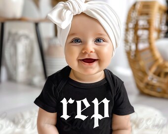 rep Onesie®, Baby shower gift, Custom Gender neutral Onesies®,  Coming Home Onsie®, Swiftie, Boy or Girl Infant bodysuit