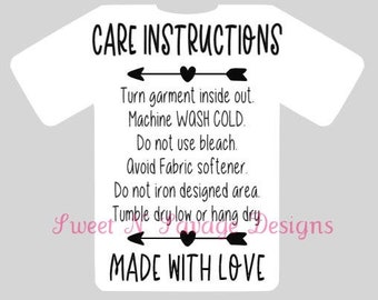 Download Clip Art Care Instruction Cards Svg T Shirt Svg Vector Pringitng 4x T Shirt And Baby Body Washing Instructions Svg Cuttable Care Cards Art Collectibles