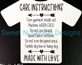 Printable Care Cards Etsy