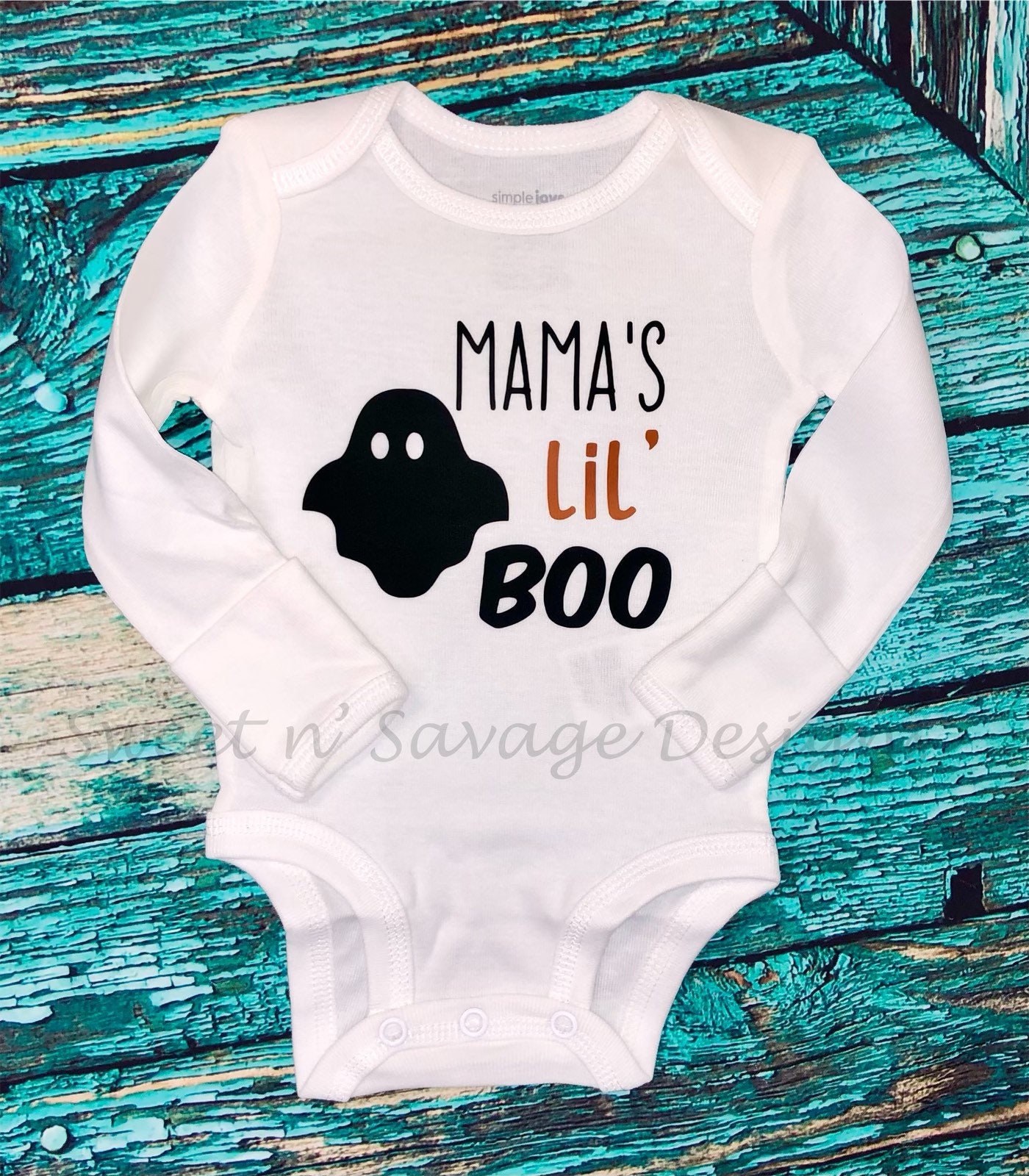 Fall Baby Onesies® Mama's Lil' Boo Onesie® Halloween Etsy