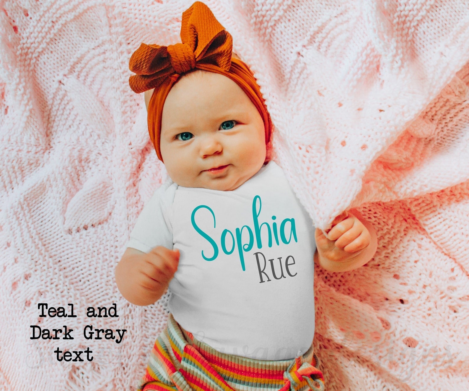 Baby Girl Custom Name Onesie® Personalized Baby Gifts Name Etsy