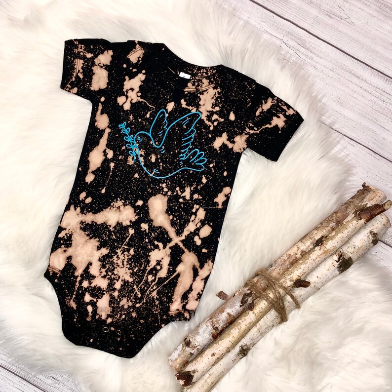 Bleached Baby Bodysuit Boho Baby Trends Hippie Baby Clothes Etsy