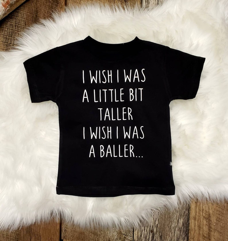 Wish I Was a Little Bit Taller Shirt Hipster Toddler Shirts Etsy