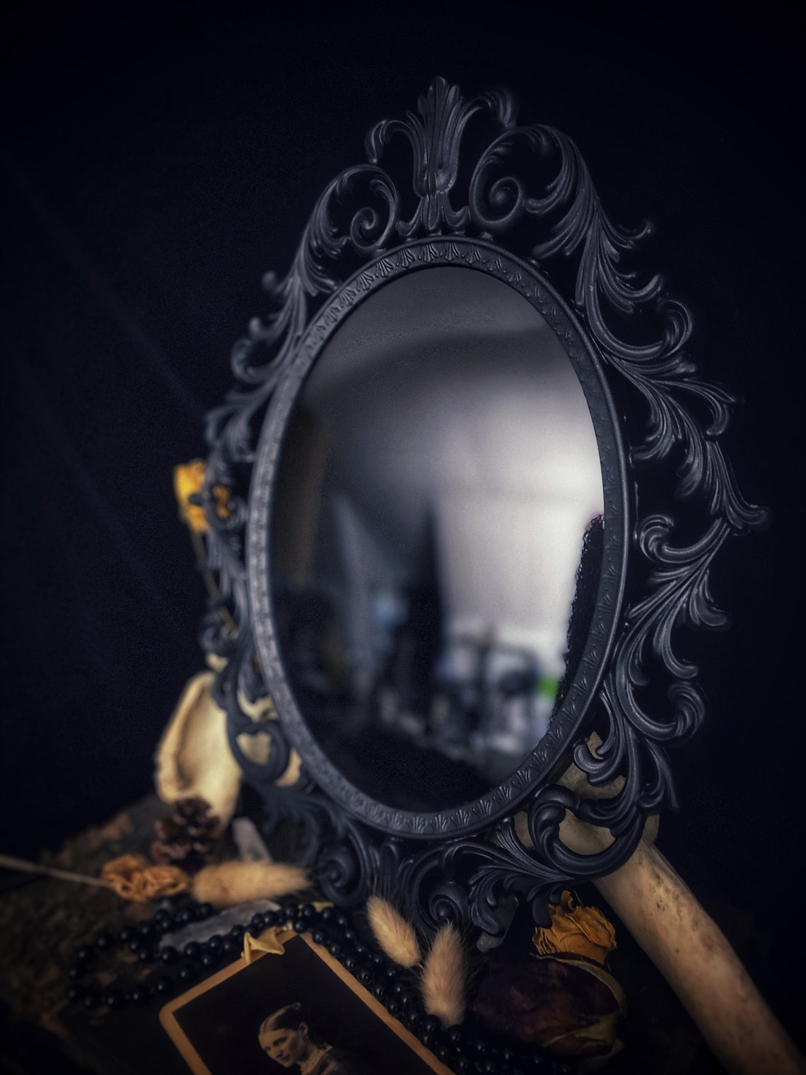 Magic Scrying Mirror Etsy