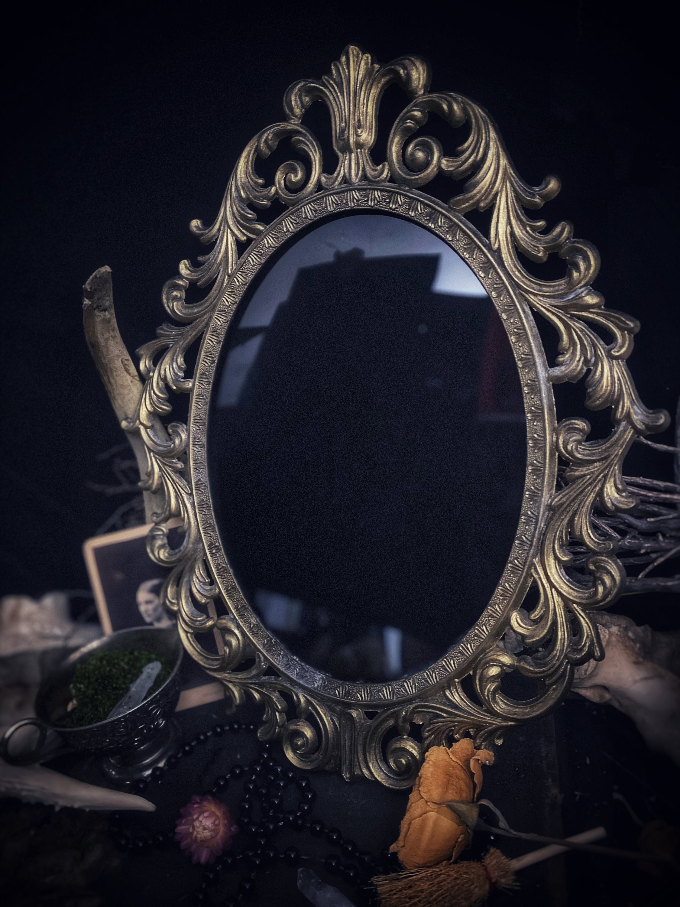 Magic Scrying Mirror Etsy