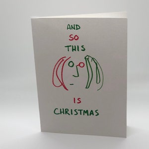 John Lennon Weihnachtskarte