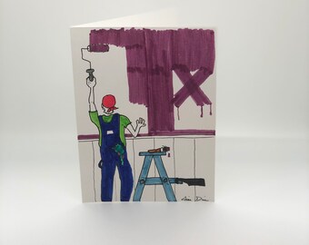 Art Lover Birthday Card GC1405 - Etsy UK