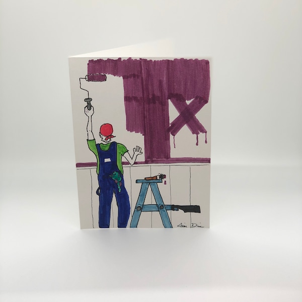 Homemade Printable Birthday Card For Him Etsy