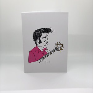 Tarjeta de agradecimiento de Elvis