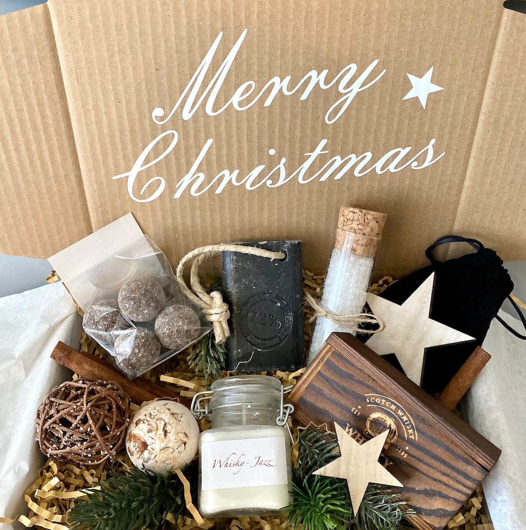 Geschenkbox Weihnachtsgeschenk für Männer Weihnachtsbox - Etsy.de