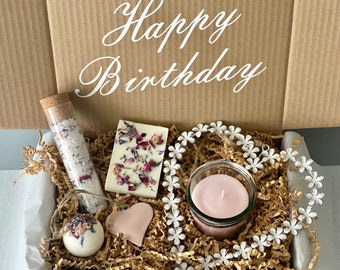 Personalisierte Geschenk Box für Frauen, Beste Freundin Geschenk mit Name, Geschenkkorb für Mütter, Wellnessgeschenk