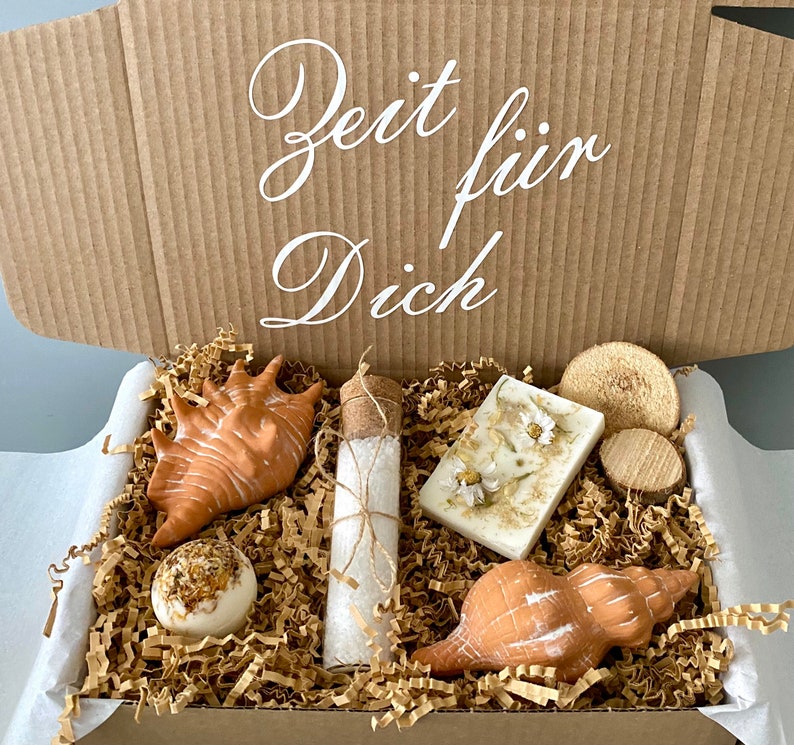 Geschenkbox für Frauen, Wellness Geschenkkorb, Beste Freundin Geschenk, Entspannungsset mit Duft, Me-Time Auszeit Geschenke für Mütter Zeit für Dich