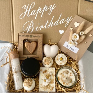 Personalisierte Geschenk Box für Frauen,  Wohlfühl Set Geschenk,  Geschenkbox mit Name, Wellness für Mütter, Geschenkkorb Duft Geschenk