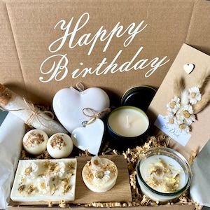 Personalisierte Geschenk Box für Frauen,  Wohlfühl Set Geschenk, Geschenkbox mit Name, Wellness für Mütter, Geschenkkorb Weihnachtsgeschenk