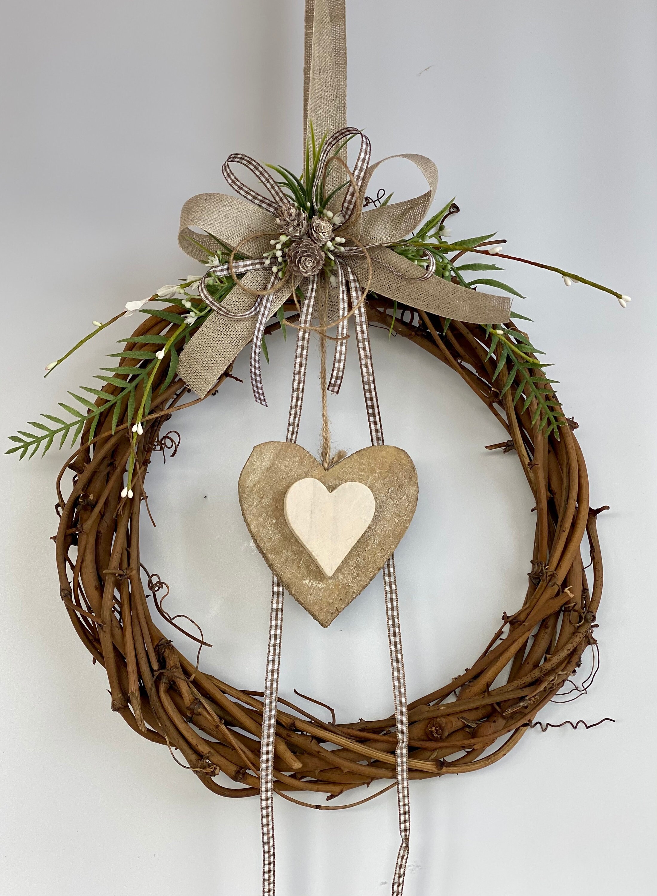 Corona de puerta guirnalda naturaleza corona de puerta | Etsy