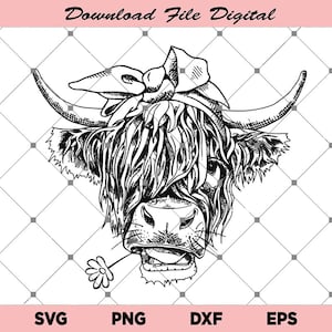 Highland Cow Svg, Highland Cow Not Today Heifer Patrick Day Svg, Heifer Cow Svg, Cow Svg, Download File Digital