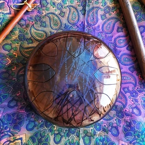 Enso Drum 432hz E minor 30cm/12&quot; Tunable steel tongue drum