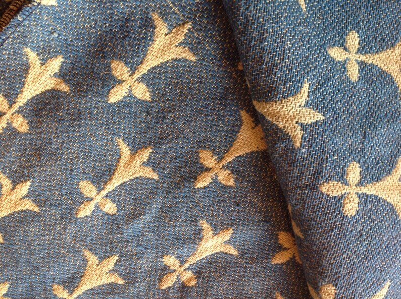 Vintage French upholstery fabric. 3.3 yds x 19 ins. 3.06 m x Etsy