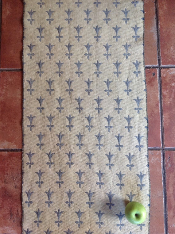 Vintage French upholstery fabric. 3.3 yds x 19 ins. 3.06 m x Etsy