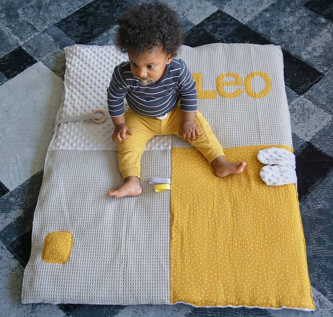 Baby Play Mat Personalized Baby Gift Sensory Play Mat Baby Etsy