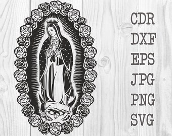 virgin mary svg etsy virgin mary svg etsy