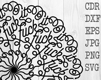 Cuss Word Svg Etsy