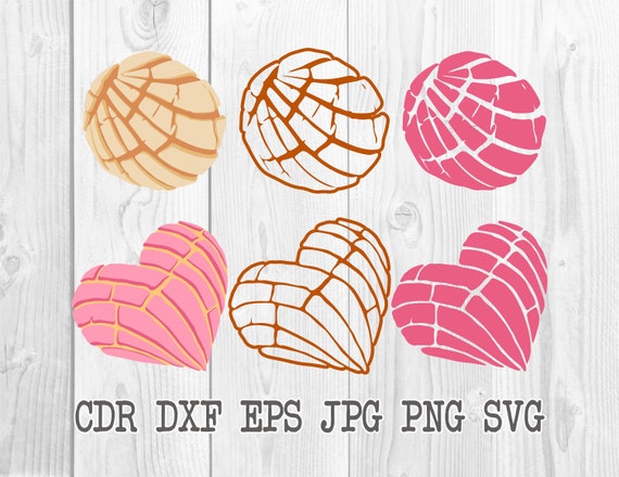 Download Concha svg cut file instant download pan dulce svg ...