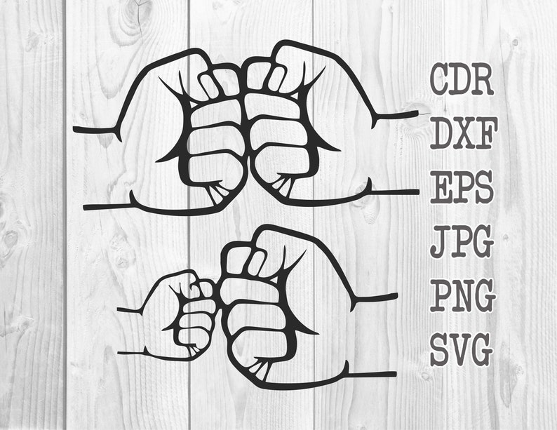 Download Fist bump svg cutting files father and son svg files for ...