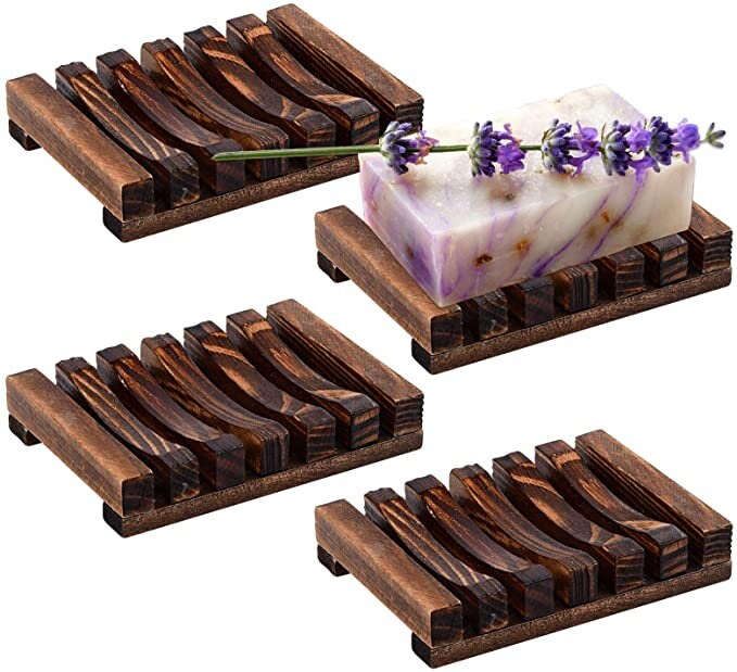 Natural Wooden Soap Dish Etsy