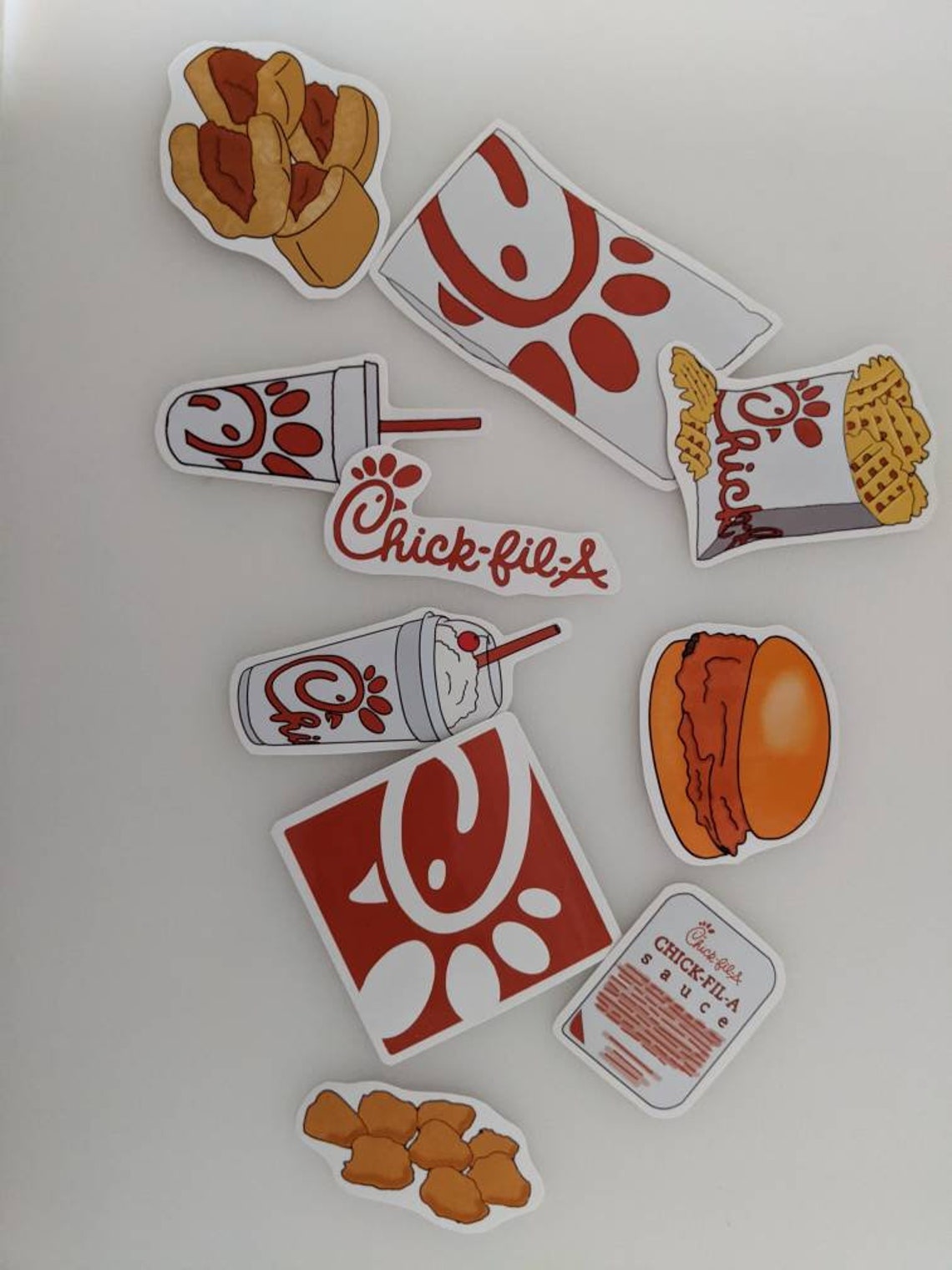 Chick fil A sticker pack | Etsy