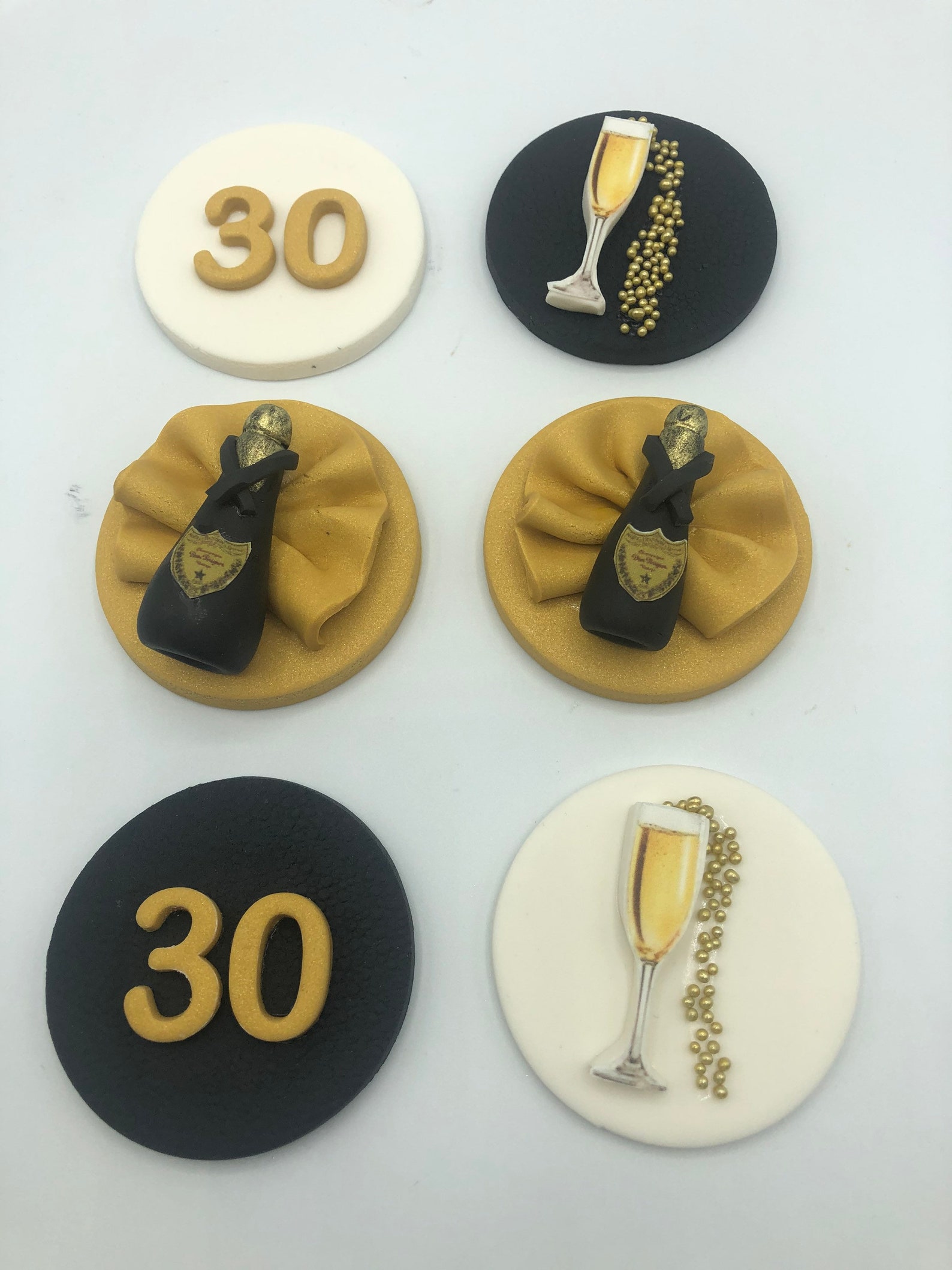 Champagne Cupcake Topper - Etsy