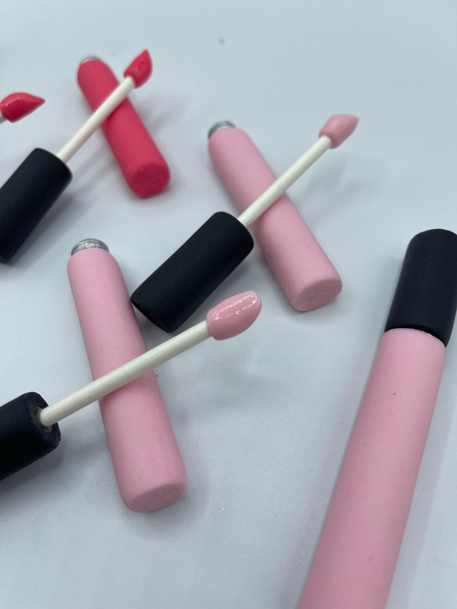 Lipstick Gloss Lips Makeup Fondant Cake Decoration Etsy