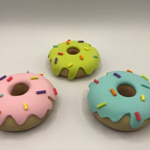 Donut - large donut - cake topper - cake decoration - donut theme - donut party - doughnut - fondant doughnut