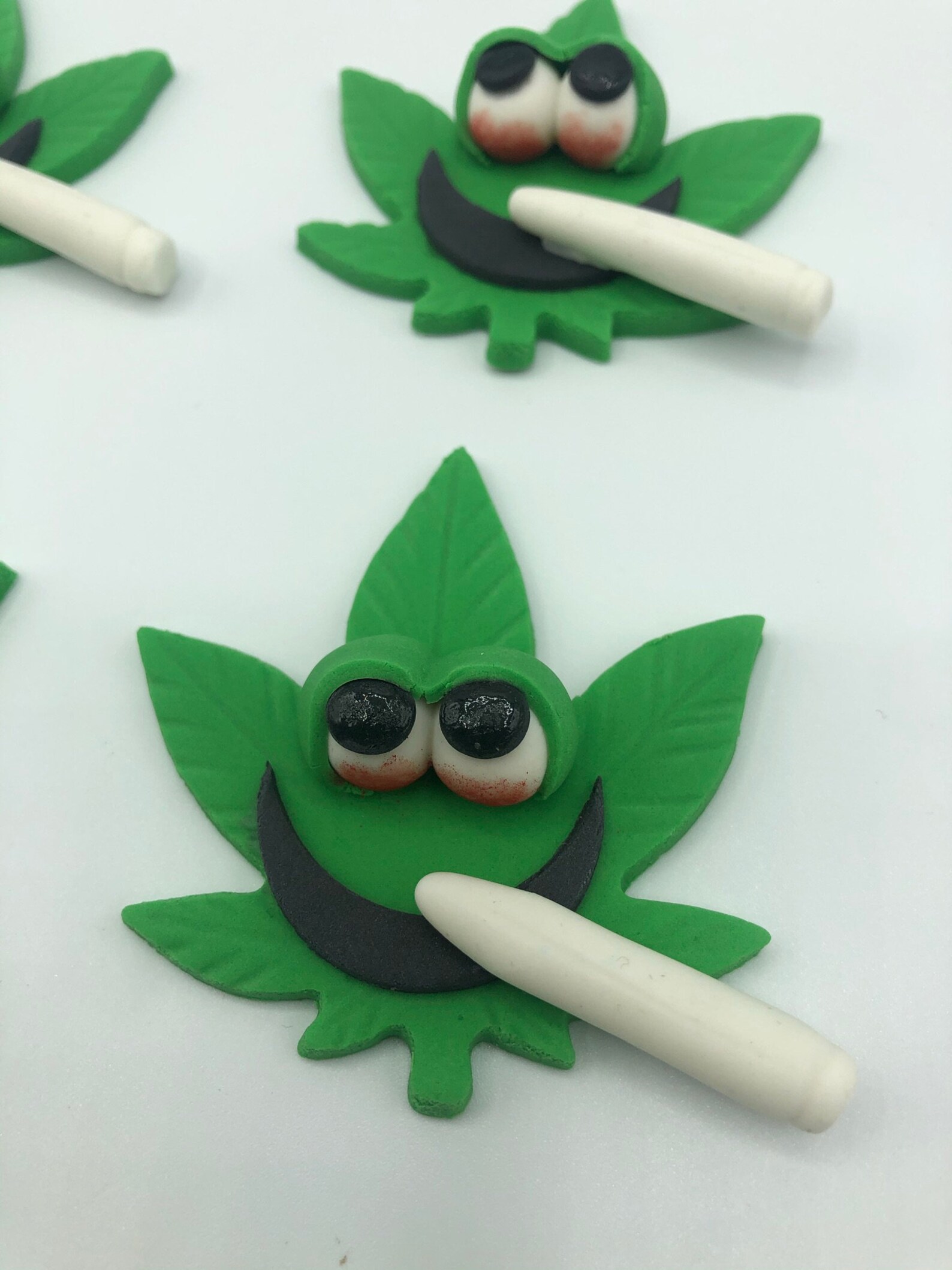 420 Cupcake Decoration Weed Character Weed Cupcake Topper Cannabis Topper Marijuana Cupcake