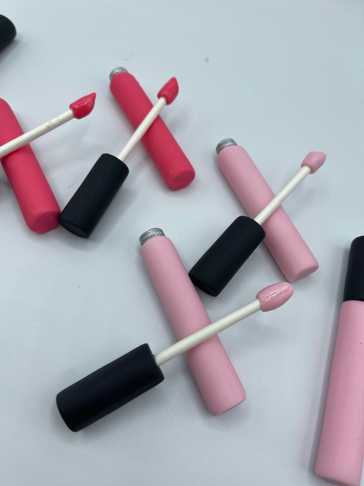 Lipstick Gloss Lips Makeup Fondant Cake Decoration Etsy