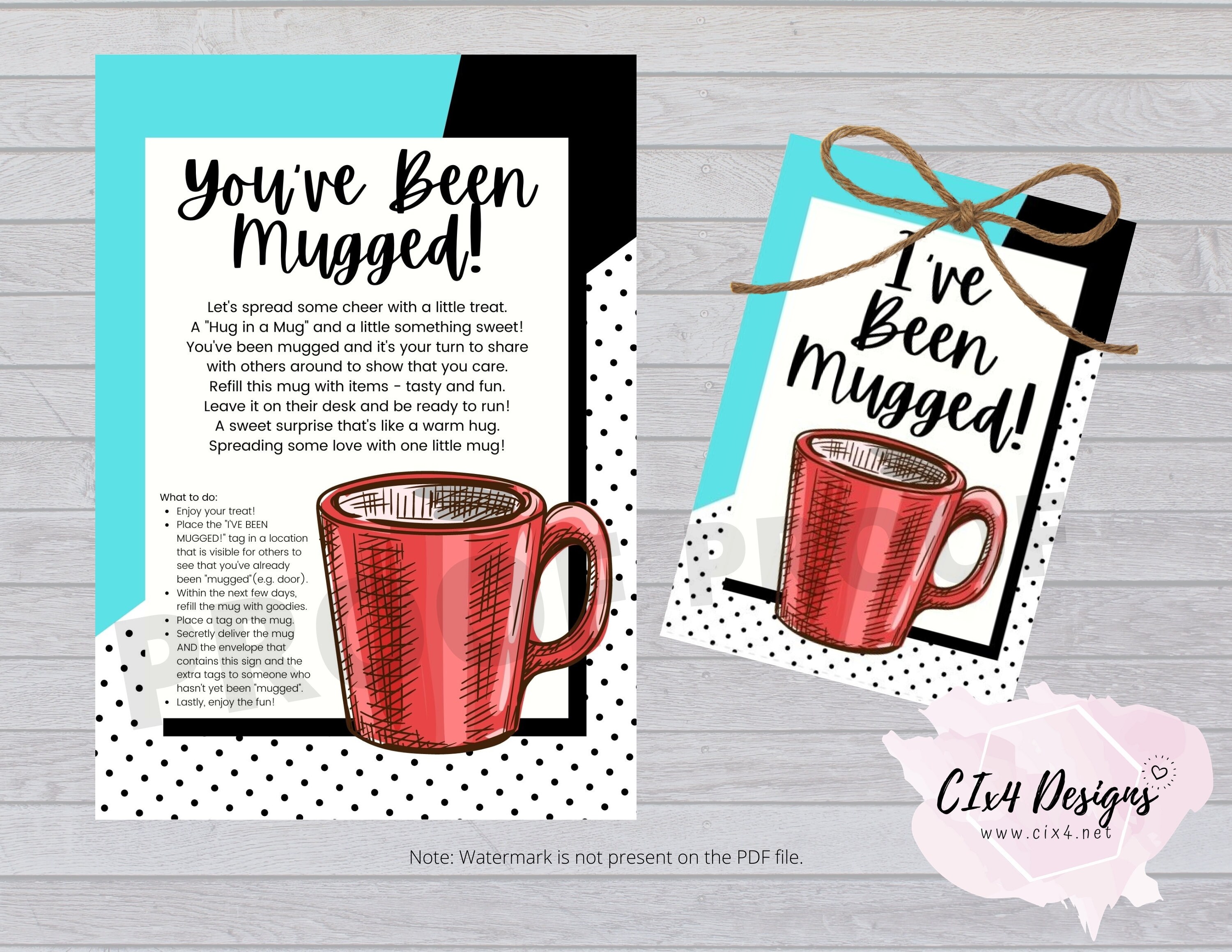 Youve Been Mugged Workplace Employee Morale Booster 2 PDF Etsy UK Youve Been Mugged Workplace Employee Morale Booster 2 PDF Etsy UK