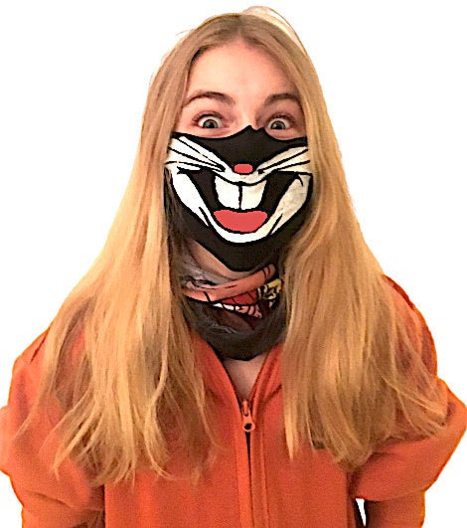 Soft Jersey Mask handpainted Unisex one size fits all Etsy